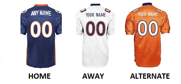 (image for) DENVER Pro Football Number Kit - Click Image to Close
